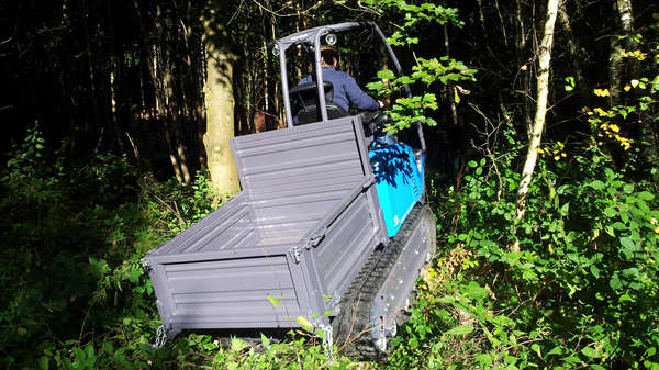 tracteur forestier à chenilles