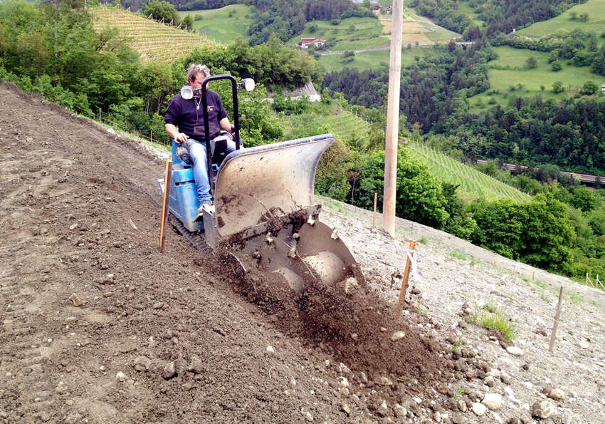 livellamento dei terreni agricoli